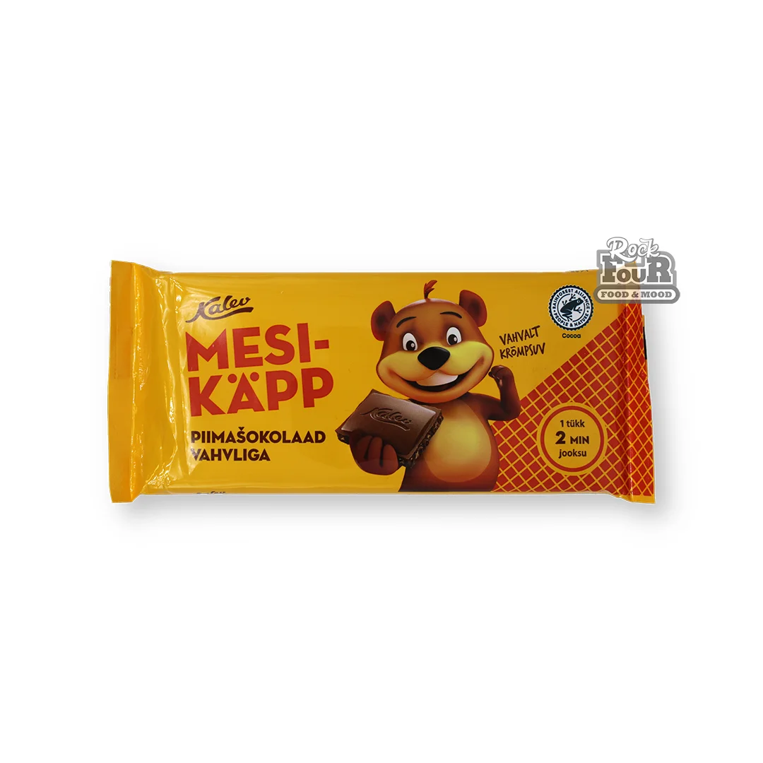 Կաթնային շոկոլադե սալիկ «Kalev Mesikapp» վաֆլիով 100գ